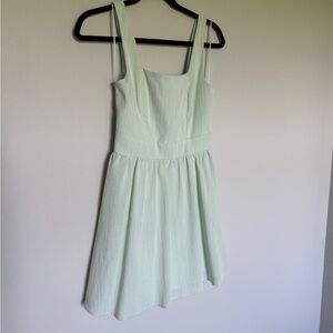 Francesca's Collections Light Green Sleeveless Romper